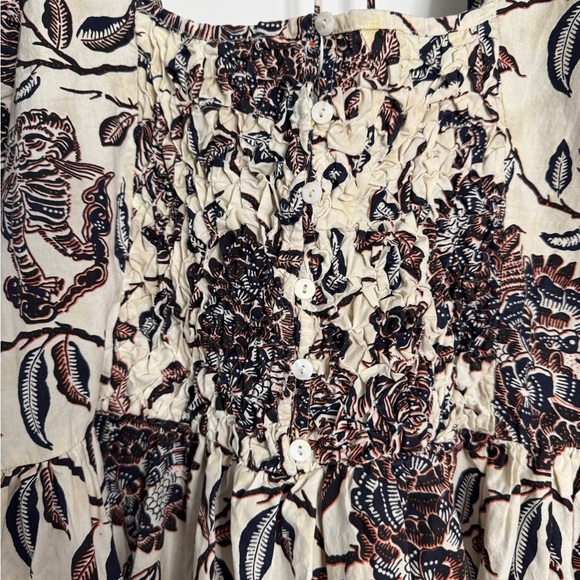 House of Harlow 1960 • Floral Cream Puff Sleeve Mini Dress - Picture 2 of 6